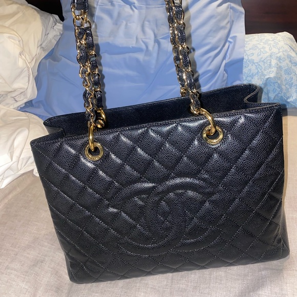 Chanel 2014 GST black caviar leather - Picture 2 of 6